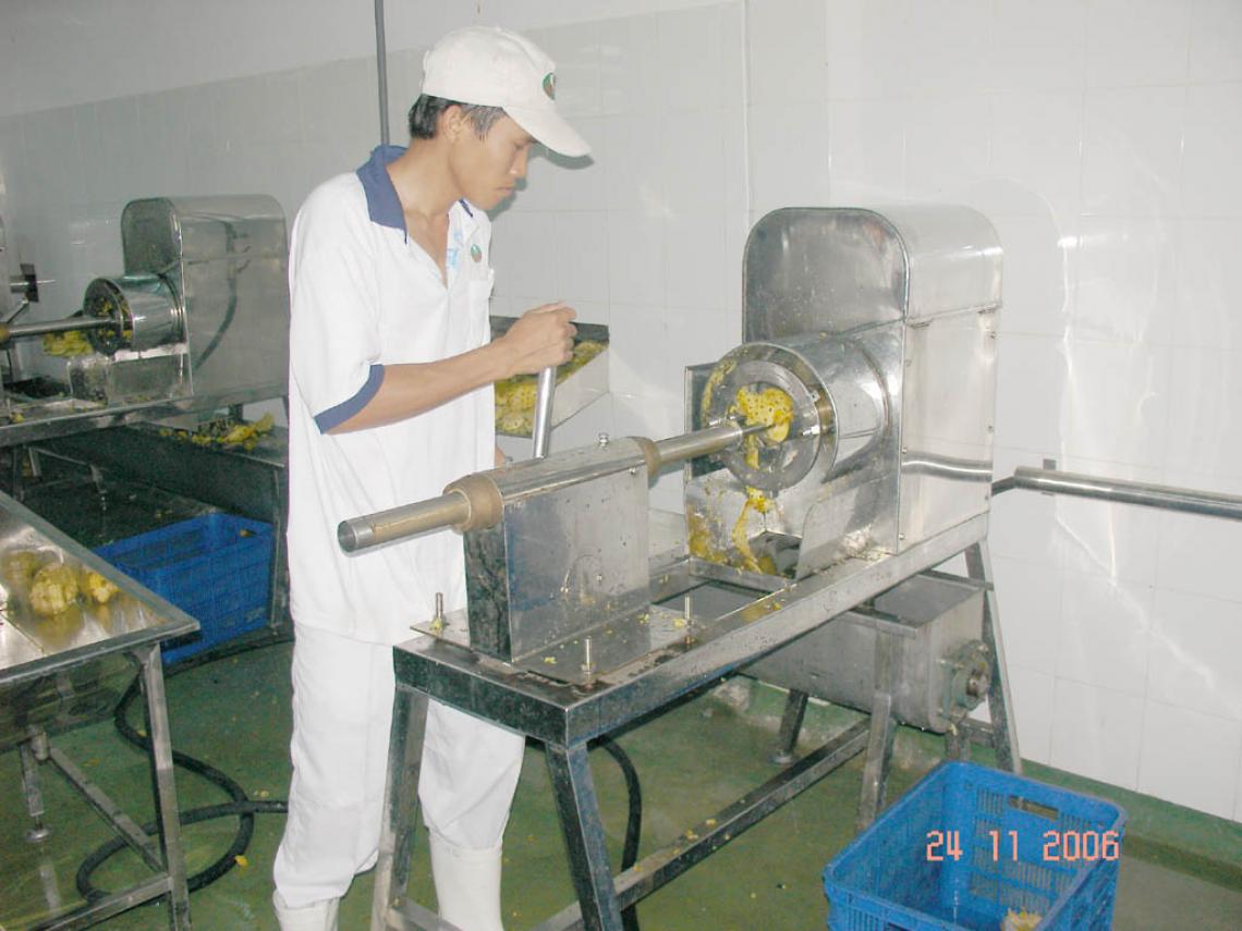 Máy Gọt Vỏ Dứa